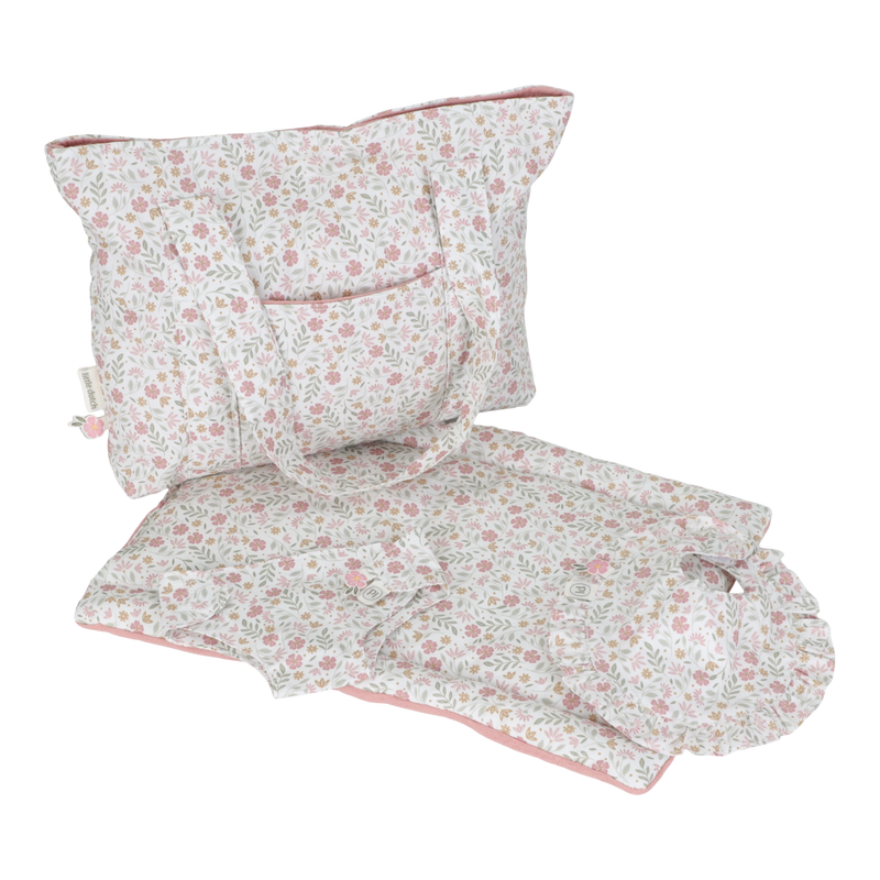 LD Doll Diaper Bag Soft Flowers