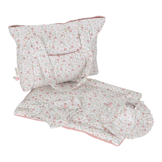 LD Doll Diaper Bag Soft Flowers