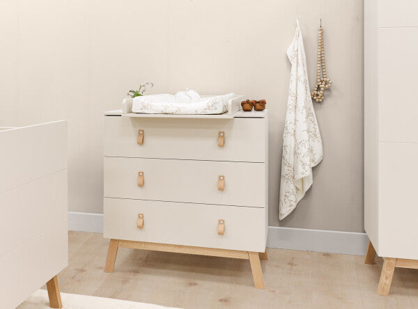 Dresser 3 drawers Lines Dune/Natural