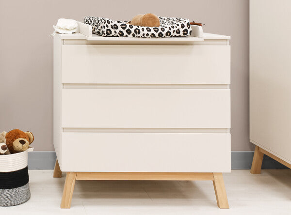 Dresser 3 drawers Saba Dune/Natural