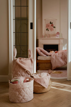 LD Reversible Quilted Storage Basket 30x25