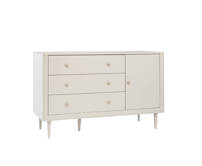 Chest Petite Champagne 3 Drawers + Door