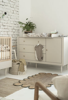 Chest Petite Champagne 3 Drawers + Door
