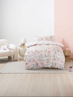 Duvet Cover Set Unicorn Blossom