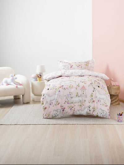 Duvet Cover Set Unicorn Blossom