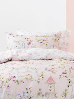 Duvet Cover Set Unicorn Blossom