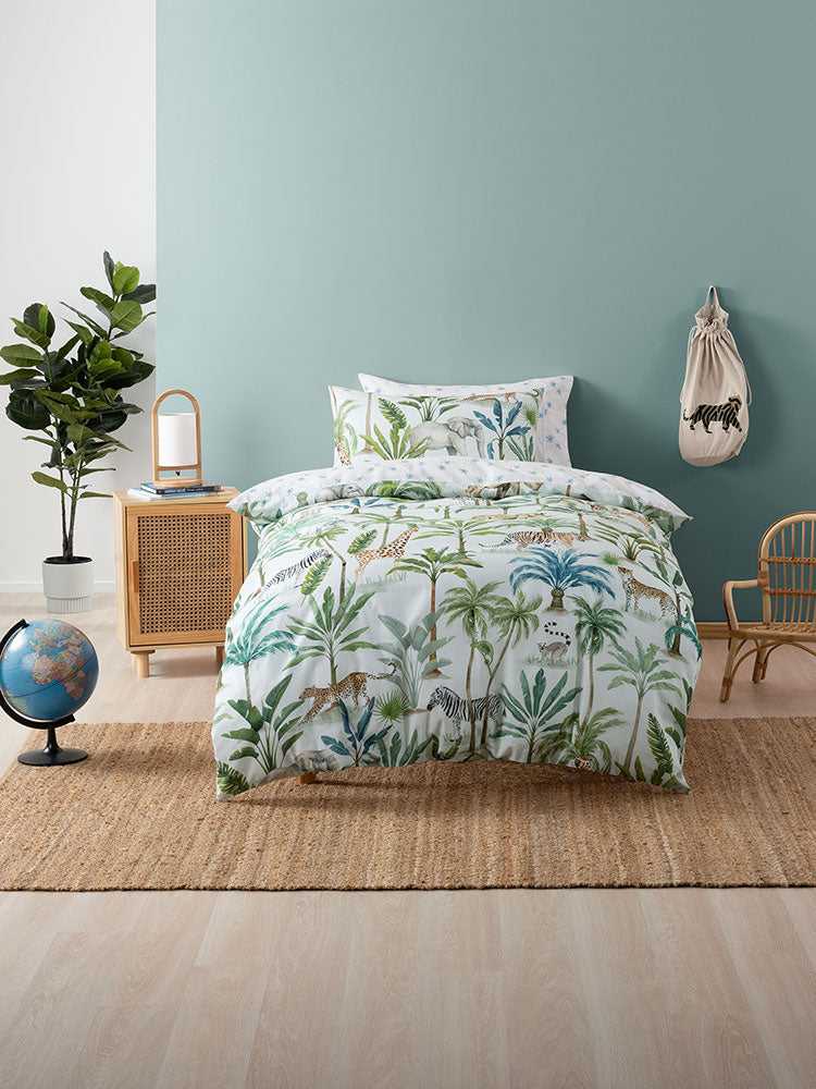 Duvet Cover Set Jungle Oasis