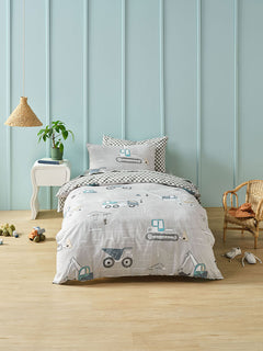 Construction Day duvet cover set