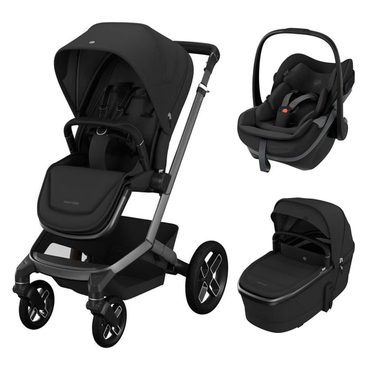 Fame Travel System: Fame Stroller + Pebble Slide Pro Car Seat + Fame Carrycot