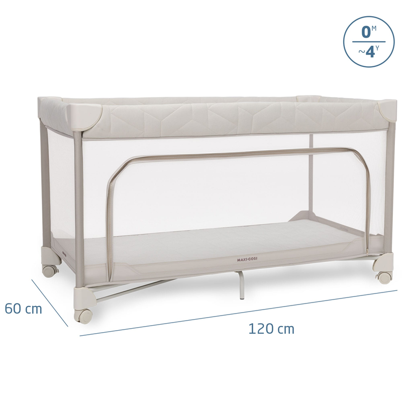 Maxi-Cosi Merlin travel cot 120 x 60 cm sleep space, newborn to 4 years