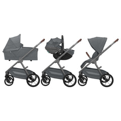 Maxi-Cosi Oxford+ Moon Graphite as carrycot, car seat and stroller