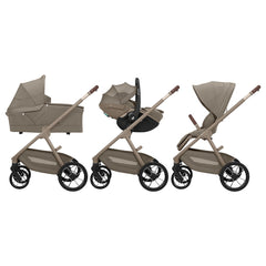 Maxi-Cosi Oxford+ Oak Truffle as carrycot, car seat and stroller