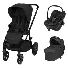Maxi-Cosi Oxford+ Travel System Onyx Black: stroller, Pebble Slide Pro car seat and carrycot