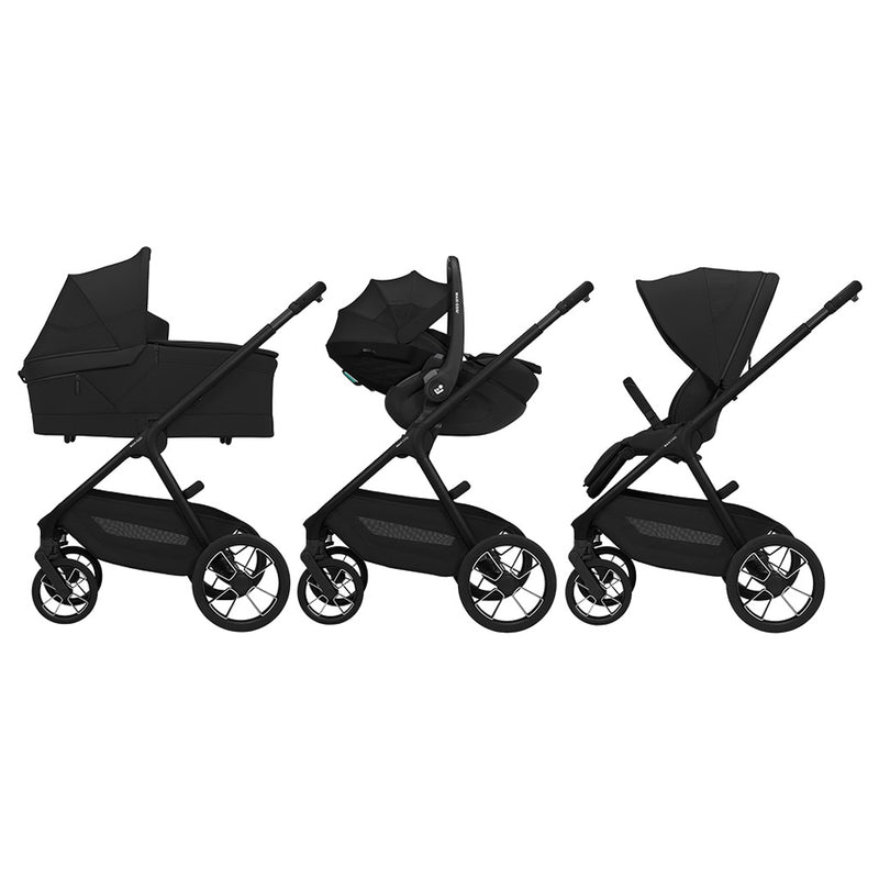 Maxi-Cosi Oxford+ Onyx Black as carrycot, car seat and stroller