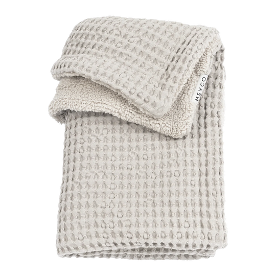 Blanket Waffle Teddy 100x150cm