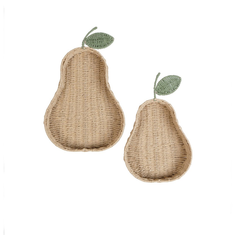 Basket Pear Set Of 2