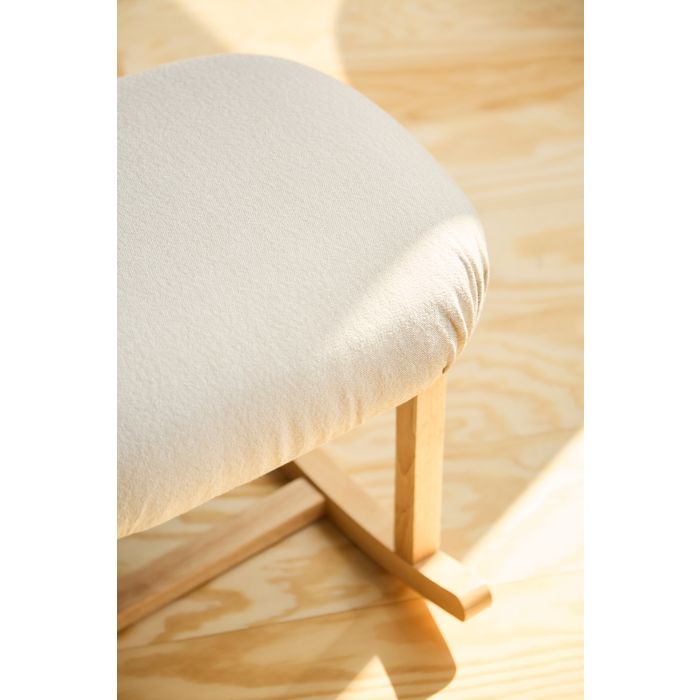 Foot Stool Linen Beige