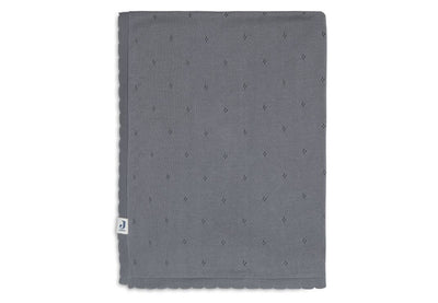 Blanket Pointelle Grey 75 x100