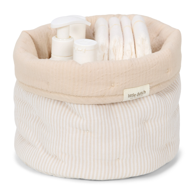 LD Reversible Quilted Storage Basket  20x15