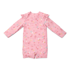 LD Long Sleeve Swimsuit Ocean Treasures Pink