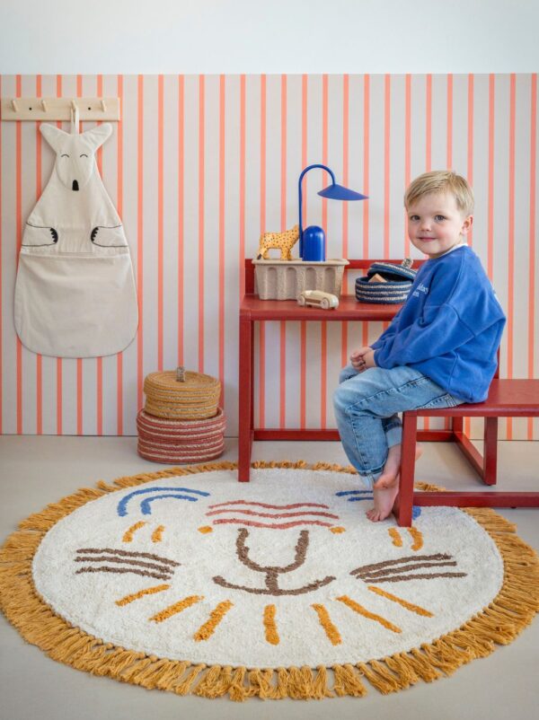 Rug Leo Lion 100x100cm