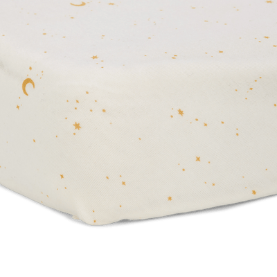LD Fitted Sheet 40x80cm Moon & Stars
