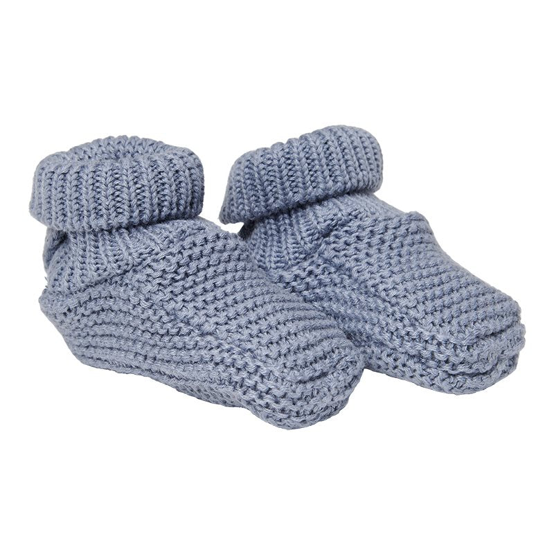 Knitted baby slippers hotsell