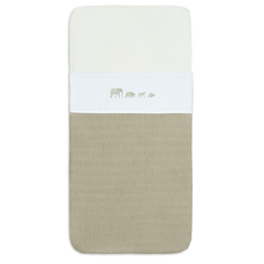 Flat Sheet 75x100cm Animals Olive Green