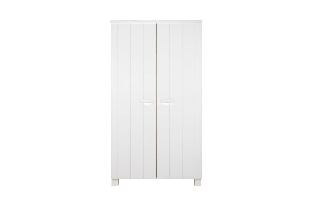 Robin Wardrobe White Brushed Pine