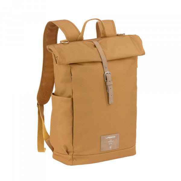 Lassig - Green Label - Diaper bag - Rolltop Backpack Cinnamon