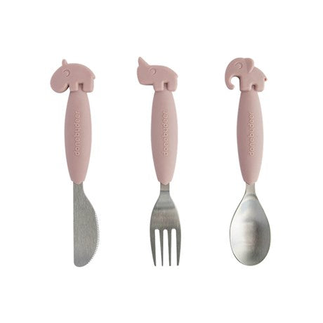 Easy Grip Cutlery Set Deer Friends