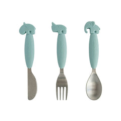 Easy Grip Cutlery Set Deer Friends