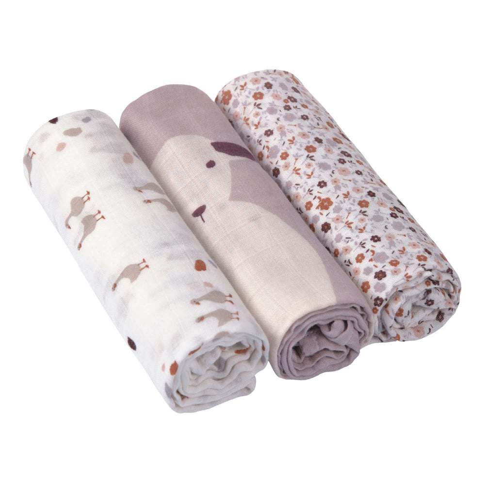 Heavenly soft Swaddle Large 3 pack