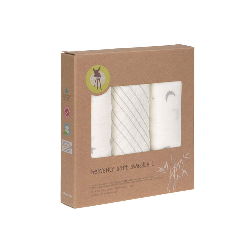 Heavenly soft Swaddle Large 3 pack