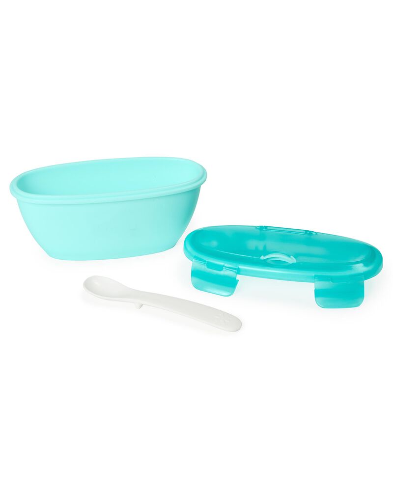 Easy Serve Travel Bowl & Spoon- Grey