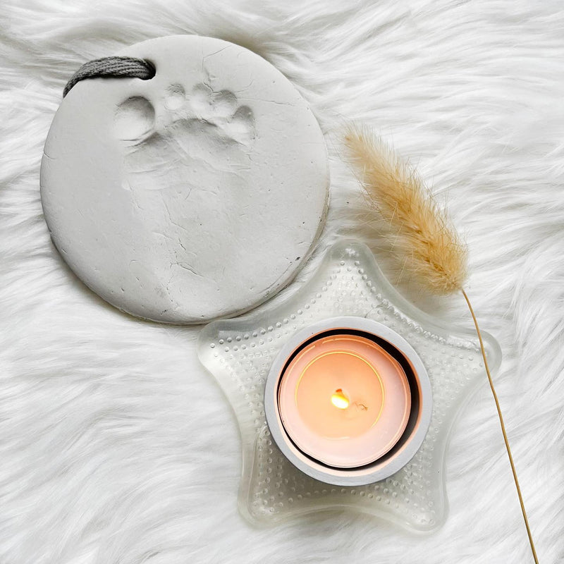 Foot & Handprint Grey