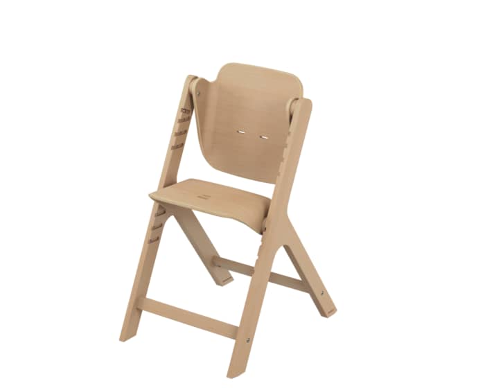 Natural wood high best sale chair