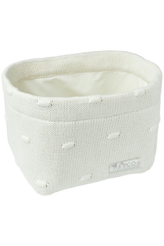 Meyco Knitted Storage Basket Small