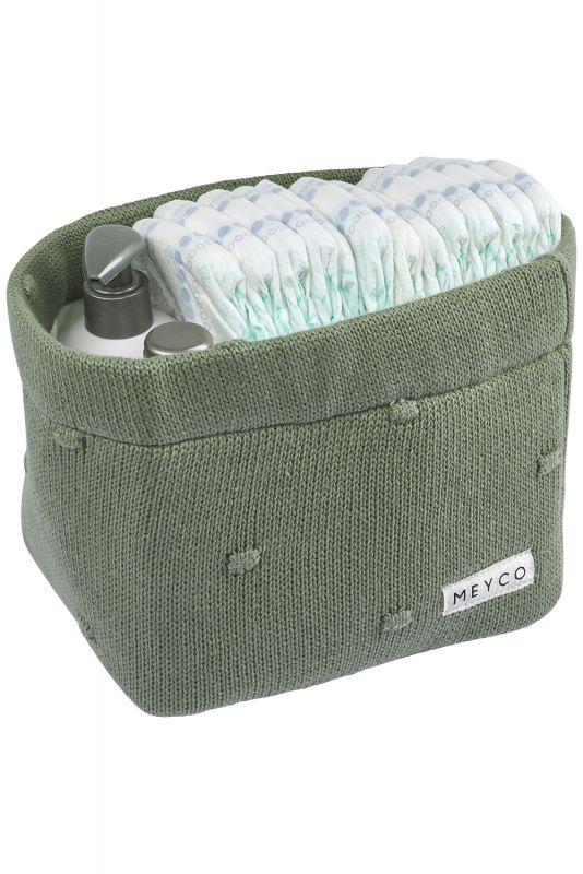 Meyco Knitted Storage Basket Small