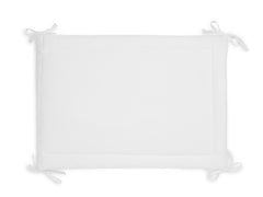 Cot Bumper white 180 x 30cm White
