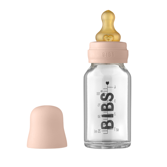BIBS  Glass Baby Bottle Complete set 120ml