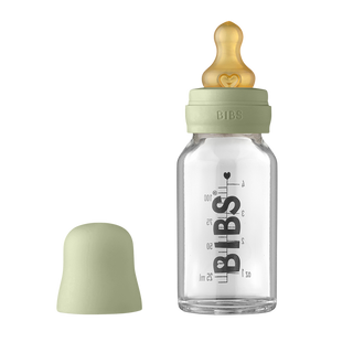 BIBS  Glass Baby Bottle Complete set 120ml