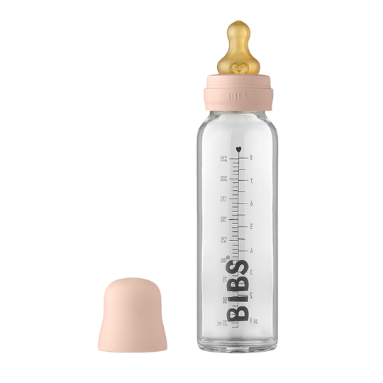 BIBS  Glass Baby Bottle Complete Set 240ml