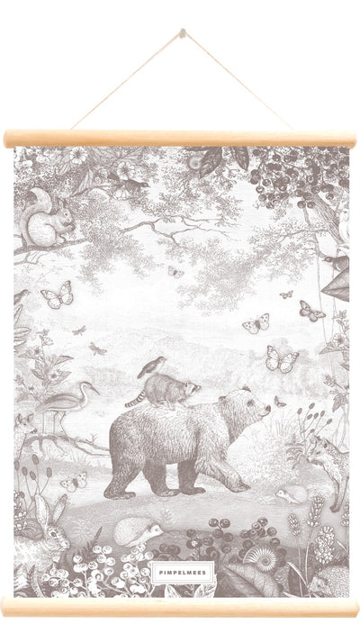 Poster Pimpelmees Forest Animals