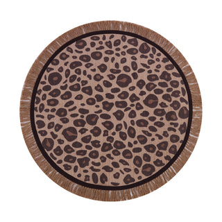 Rug Leopard Round 120 x120 cm