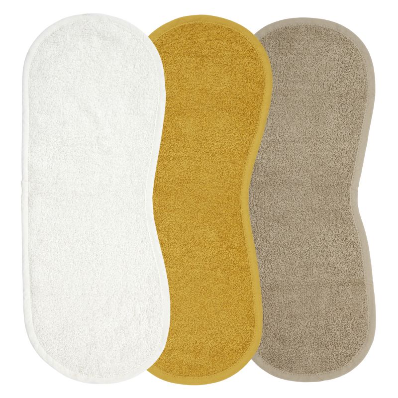 Basic Terry Burp Cloths 3pcs