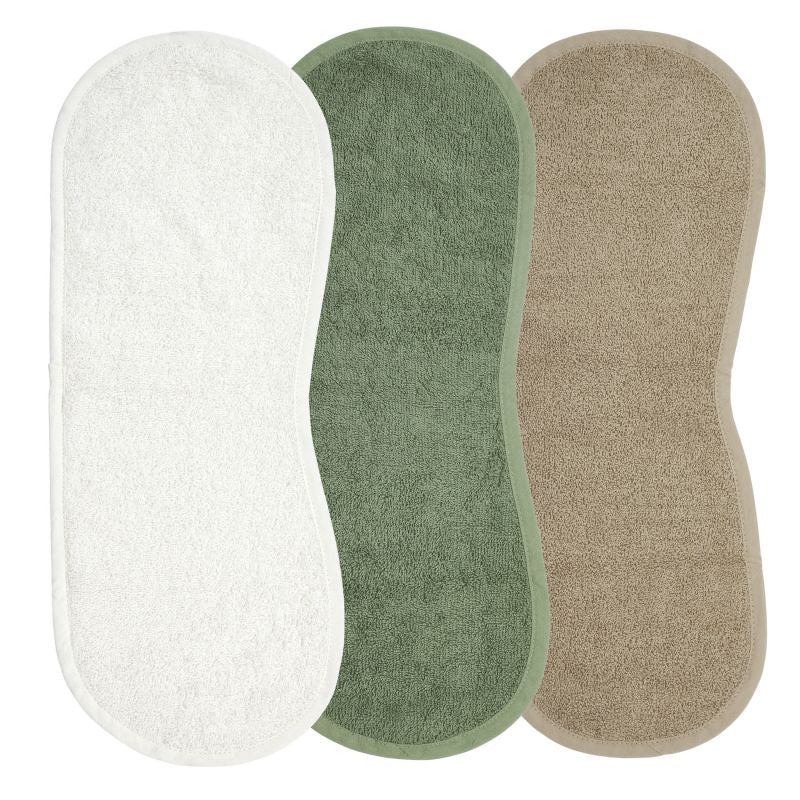 Basic Terry Burp Cloths 3pcs