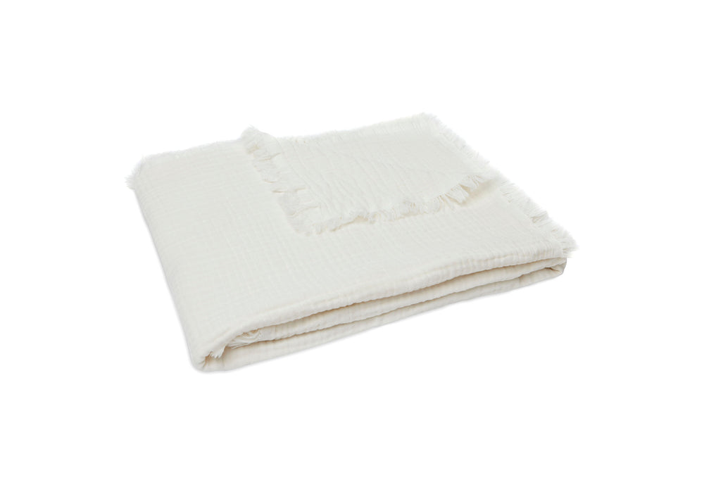 Blanket Muslin Fringe 120 x 120 cm