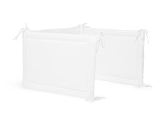 Cot Bumper white 180 x 30cm White