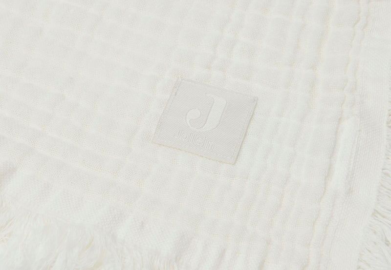 Blanket Muslin Fringe 120 x 120 cm